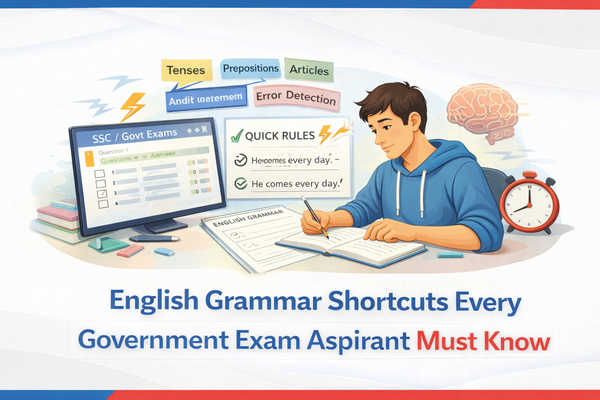 English Grammar Shortcuts Every Government Exam Aspirant Must Know