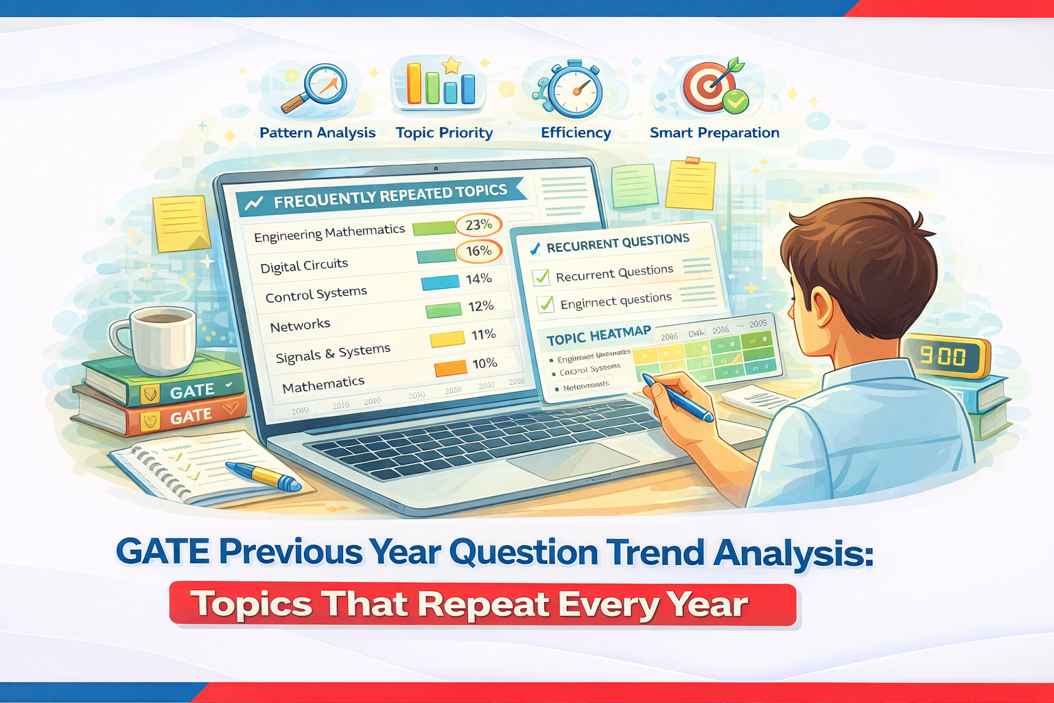 GATE Previous Year Question Trend Analysis: Topics That Repeat Every Year 