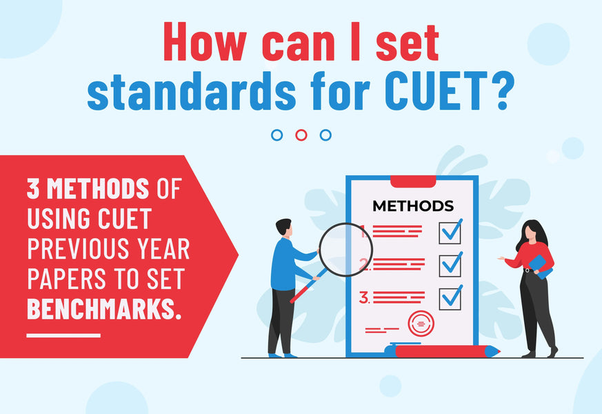 HOW CAN I SET STANDARDS FOR CUET? 3 METHODS OF USING CUET PREVIOUS YEAR PAPERS TO SET BENCHMARKS.