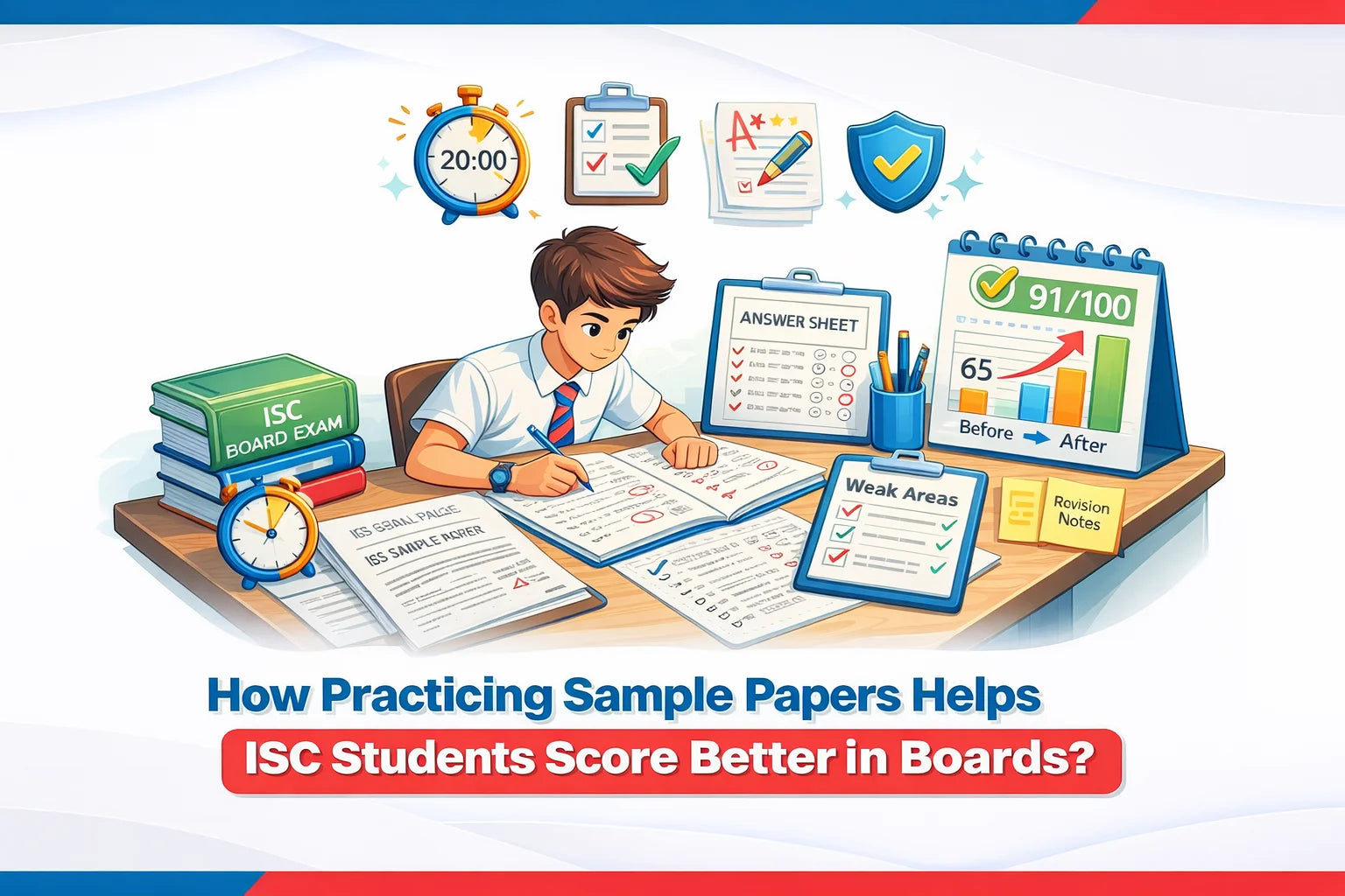How Practicing Sample Papers Helps ISC Students Score Better in Boards