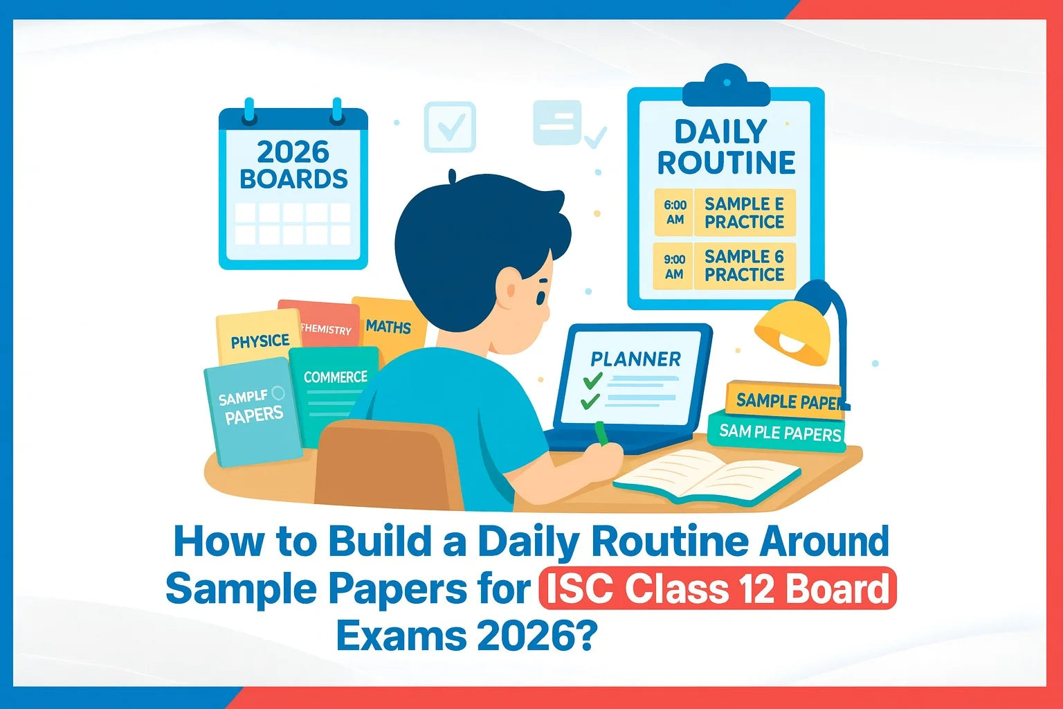 How to Build a Daily Routine Around Sample Papers for ISC Class 12 Board Exams 2026?