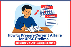 How to Prepare Current Affairs for UPSC Prelims (Monthly & Annual Strategy)