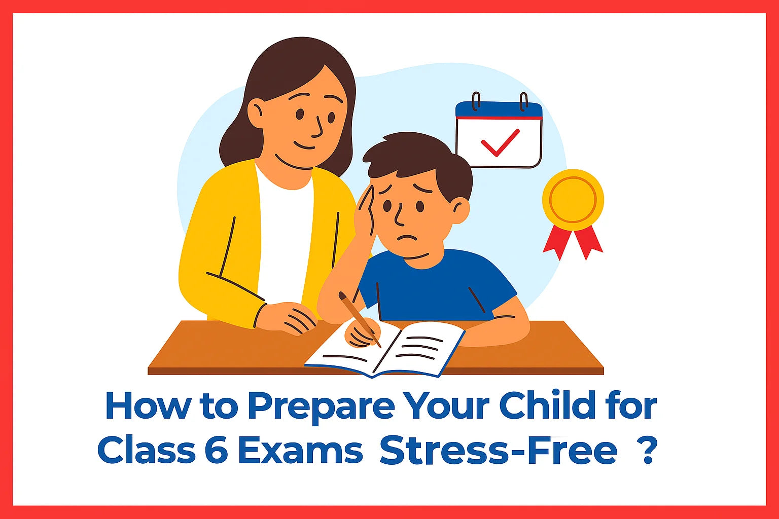 How to Prepare Your Child for Class 6 Exams Stress-Free?