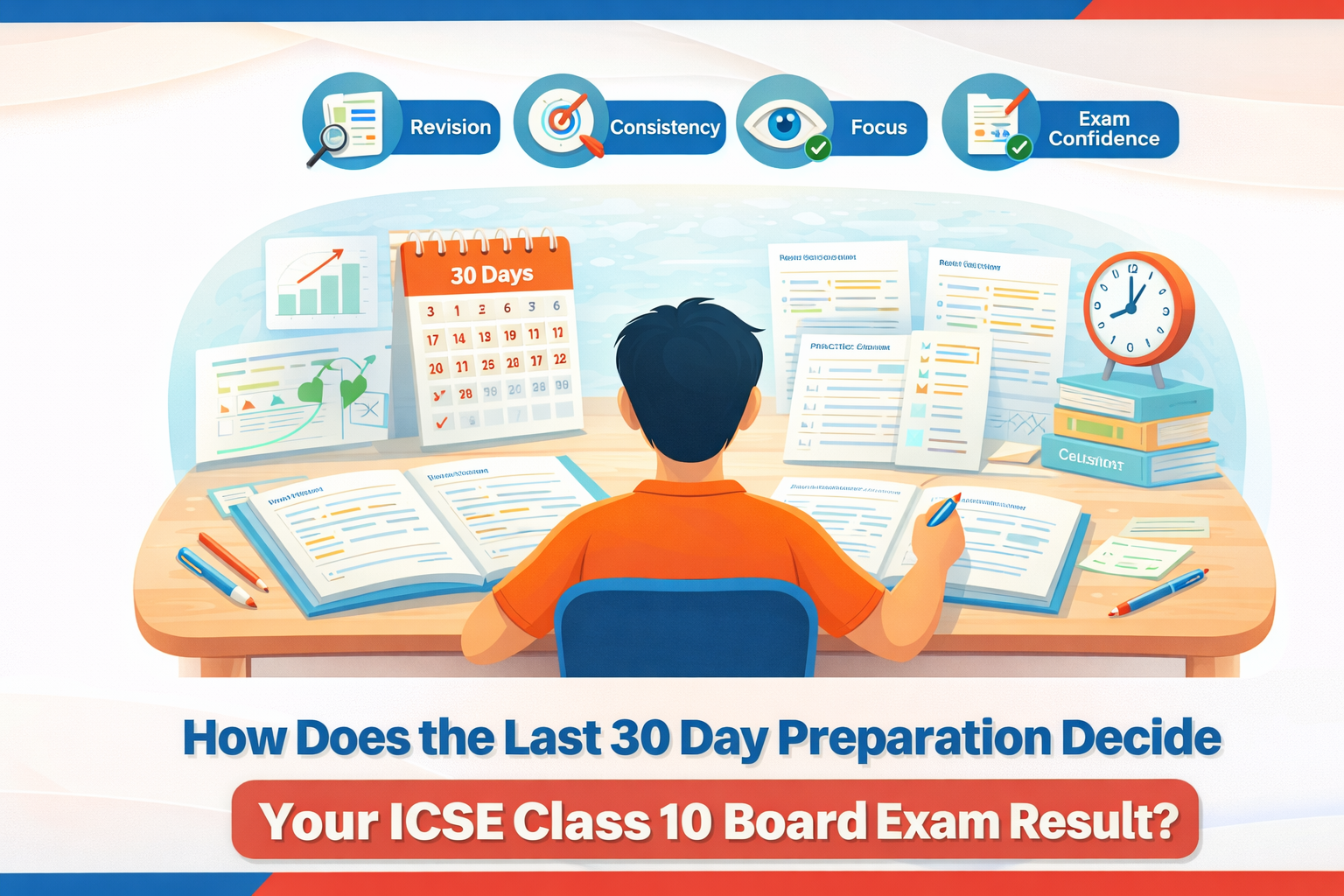 How Does the Last 30 Day Preparation Decide Your ICSE Class 10 Board Exam Result?