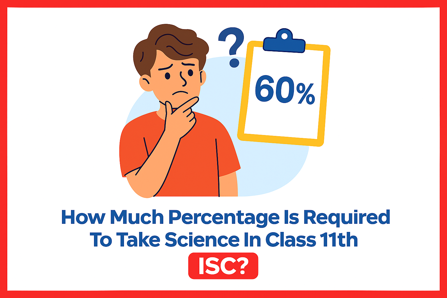 How much Percentage is Required to Take Science in Class 11th ISC?