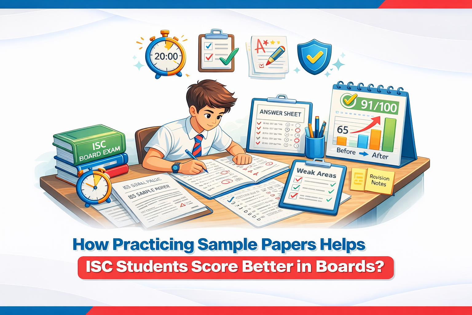 How Practicing Sample Papers Helps ISC Students Score Better in Boards
