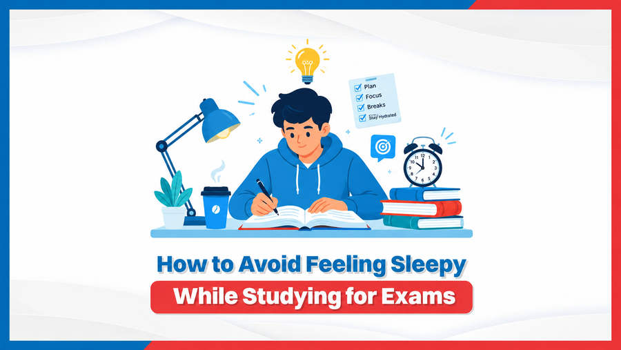 How to Avoid Feeling Sleepy While Studying for Exams