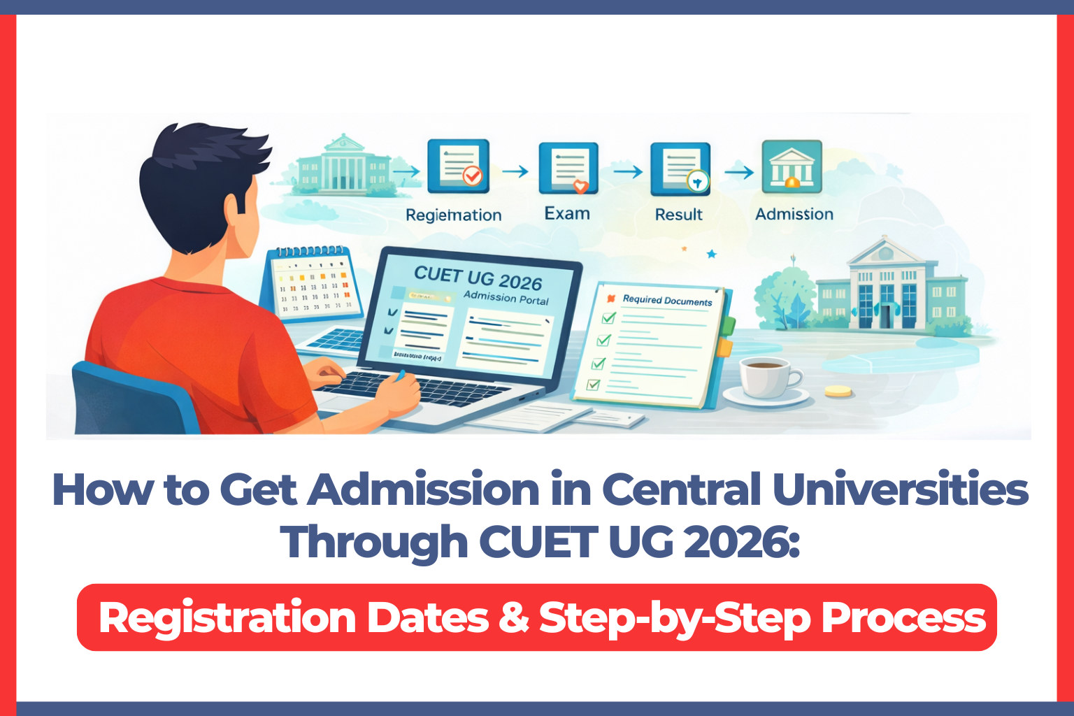 How to Get Admission in Central Universities Through CUET UG 2026: Registration Dates & Step-by-Step Process