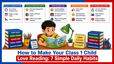 How to Make Your Class 1 Child Love Reading: 7 Simple Daily Habits 