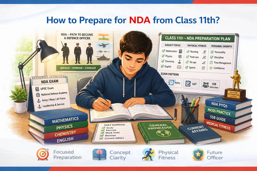 How to Prepare for NDA from Class 11th?