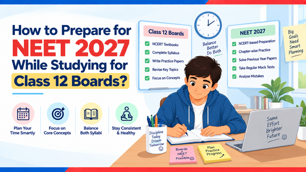 How to Prepare for NEET 2027 While Studying for Class 12 Boards?