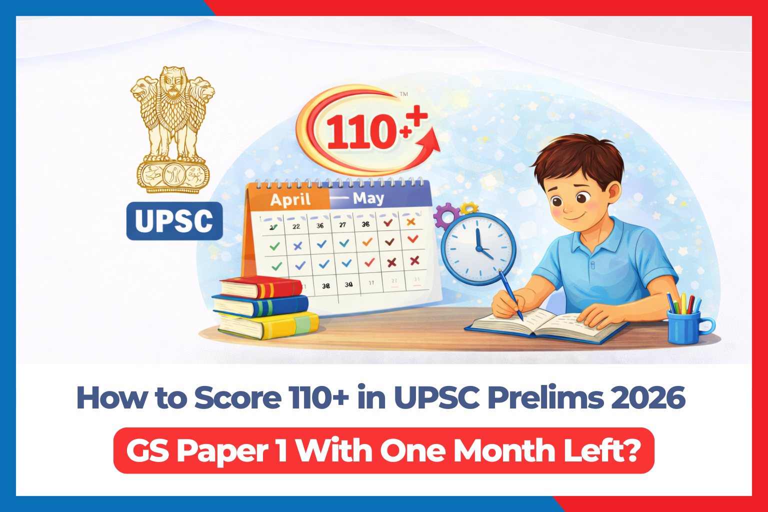 How to Score 110+ in UPSC Prelims 2026 GS Paper 1 With One Month Left