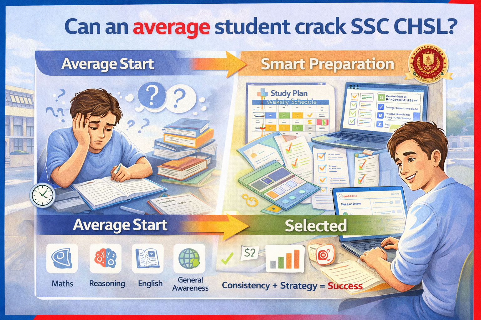Can an Average Student Crack SSC CHSL?