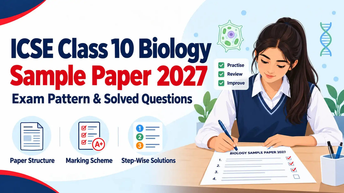 ICSE Class 10 Biology Sample Paper 2027: Exam Pattern & Solved Questions