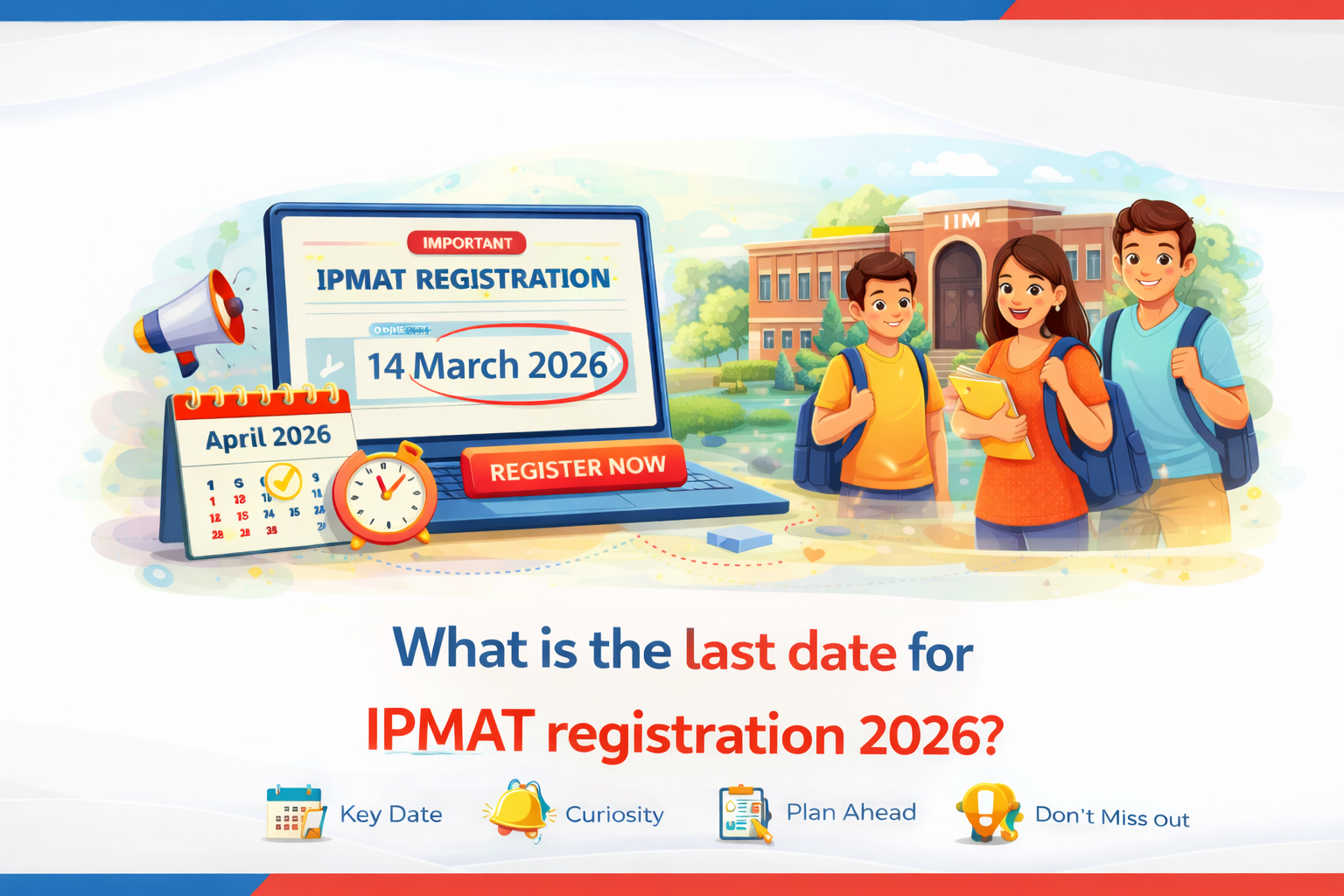 What is the last date for IPMAT registration 2026?
