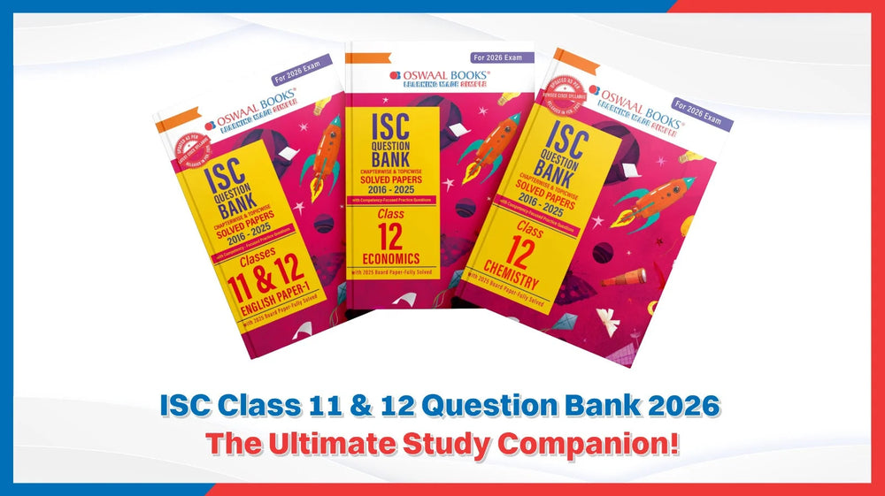 ISC Class 11 & 12 Question Bank 2026 – The Ultimate Study Companion!