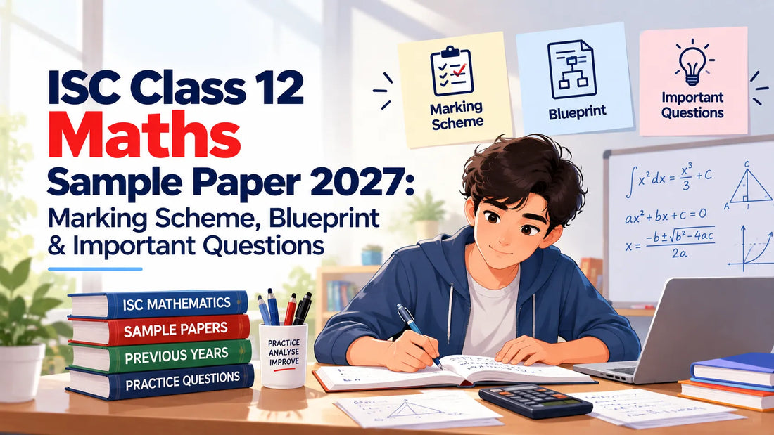 ISC Class 12 Maths Sample Paper 2027: Marking Scheme, Blueprint & Important Questions
