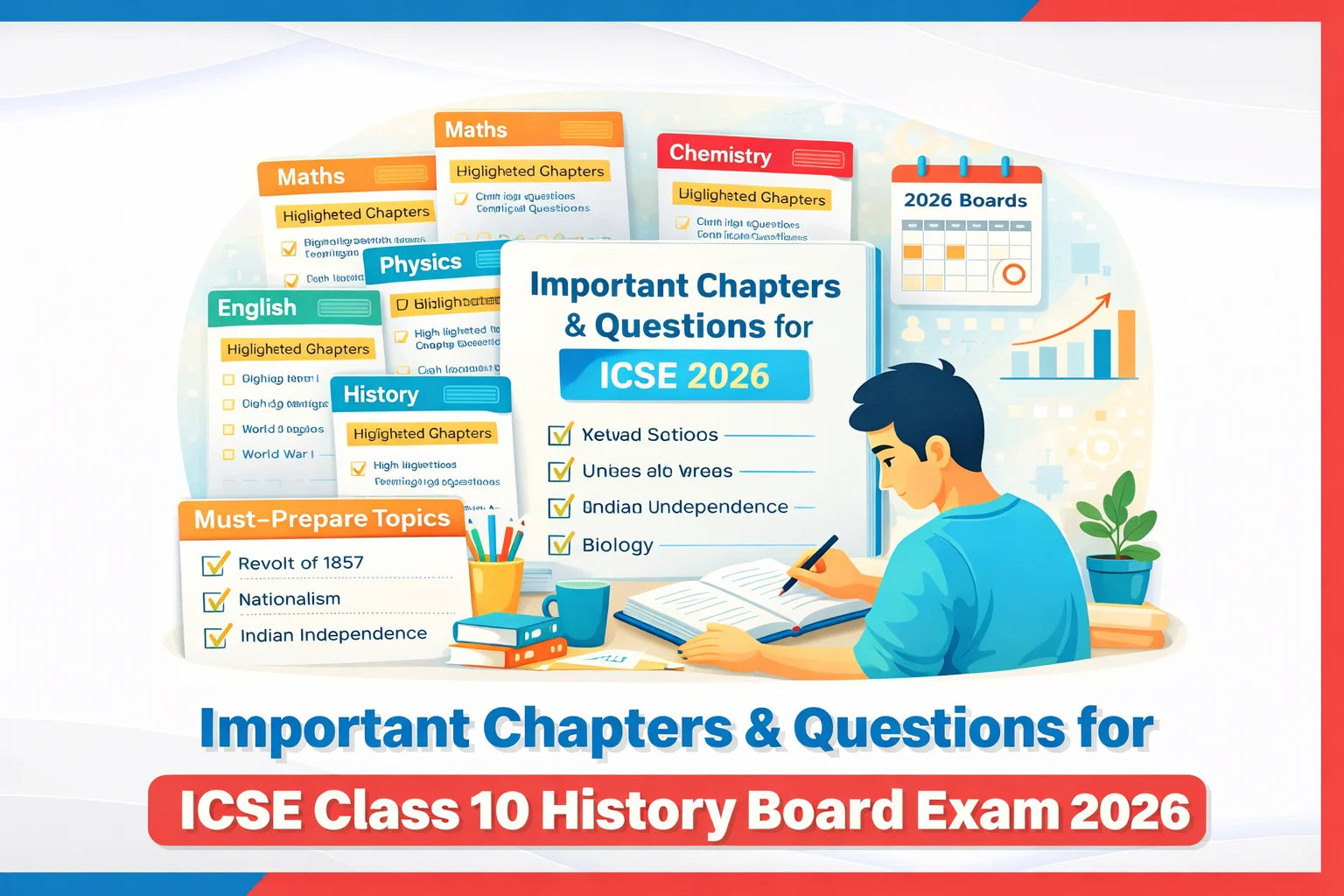 Important Chapters & Questions for ICSE Class 10 History Board Exam 2026