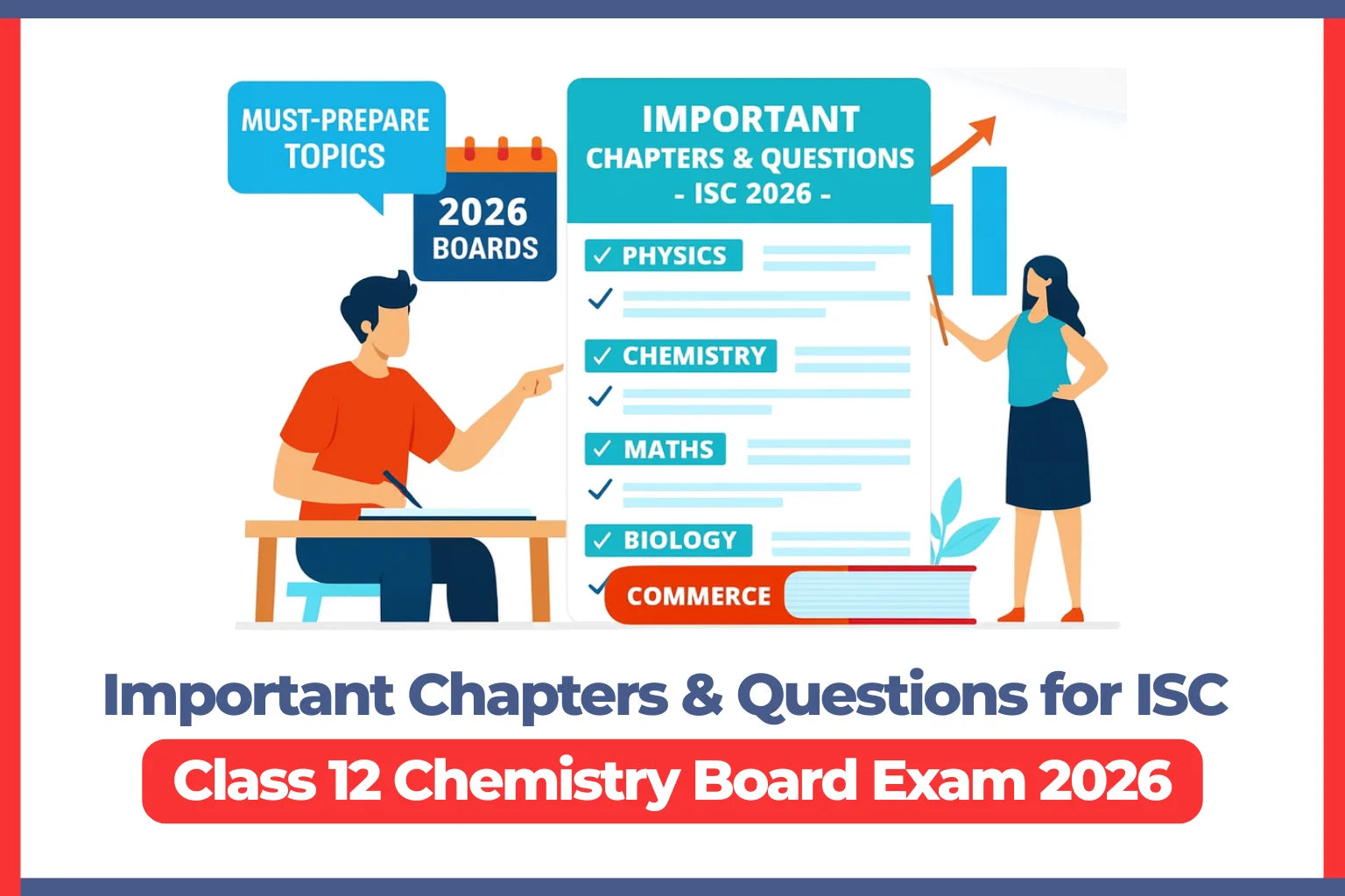 Important Chapters & Questions for ISC Class 12 Chemistry Board Exam 2026
