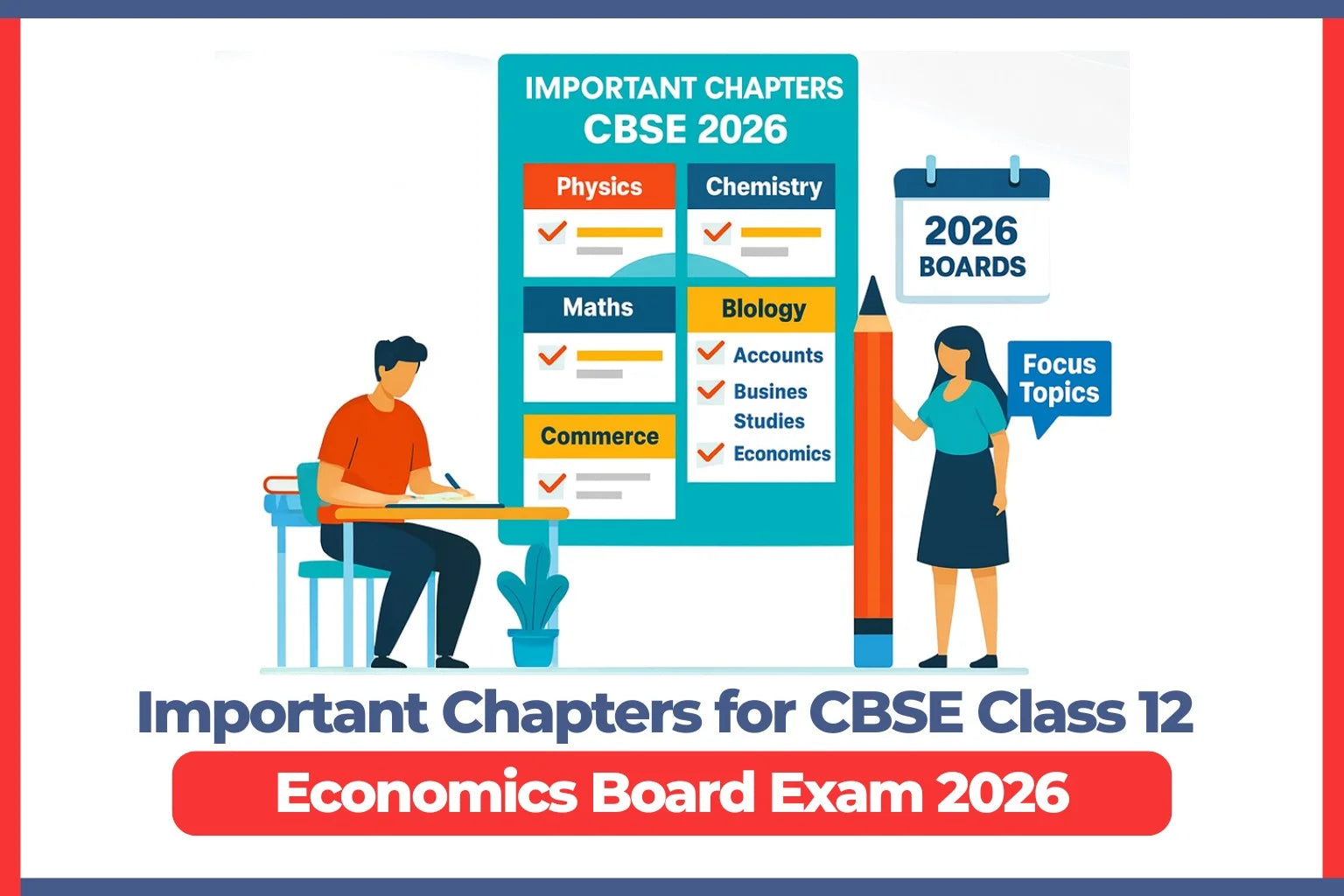Important Chapters for CBSE Class 12 Economics Board Exam 2026