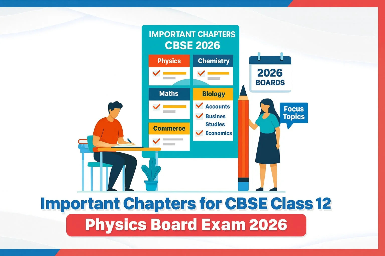 Important Chapters for CBSE Class 12 Physics Board Exam 2026