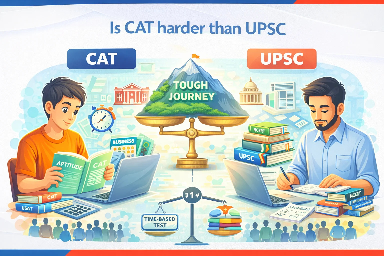 Is CAT Harder Than UPSC?