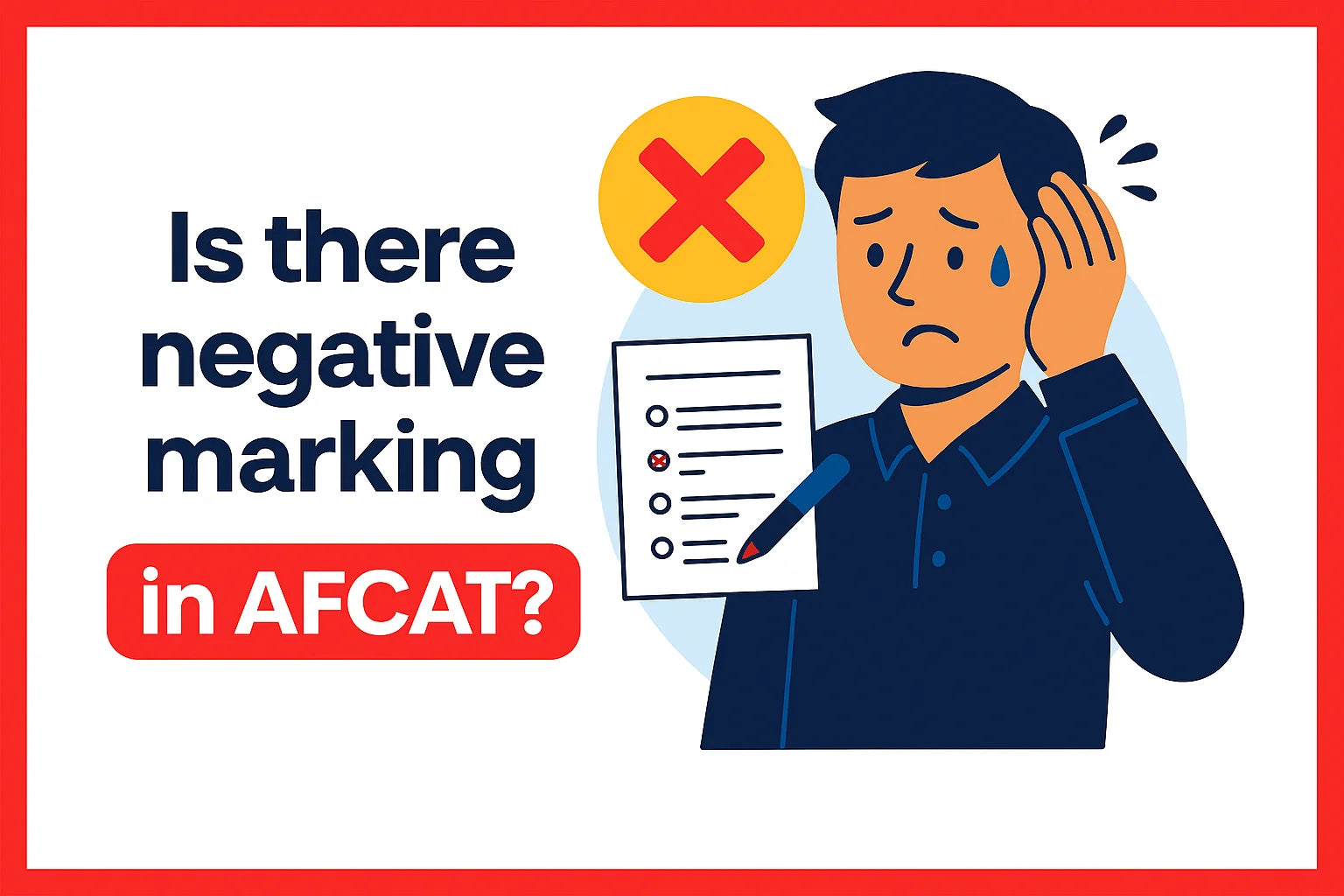 Is There Negative Marking in AFCAT?
