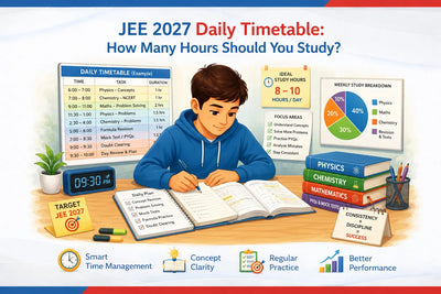 JEE 2027 Daily Timetable: How Many Hours Should You Study?