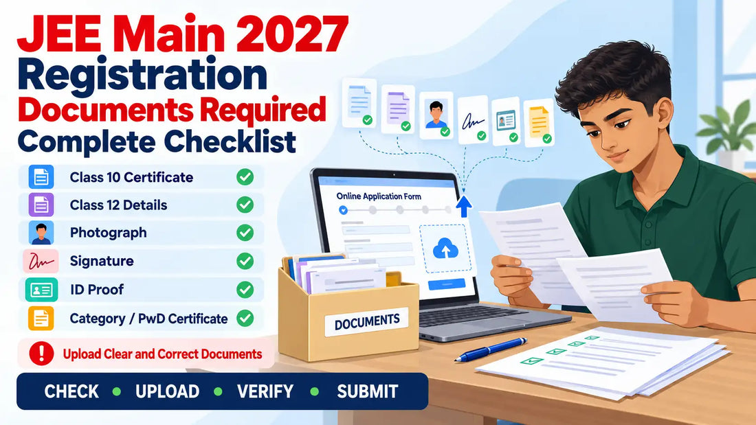 Documents Required for JEE Main 2027 Registration: Complete Checklist