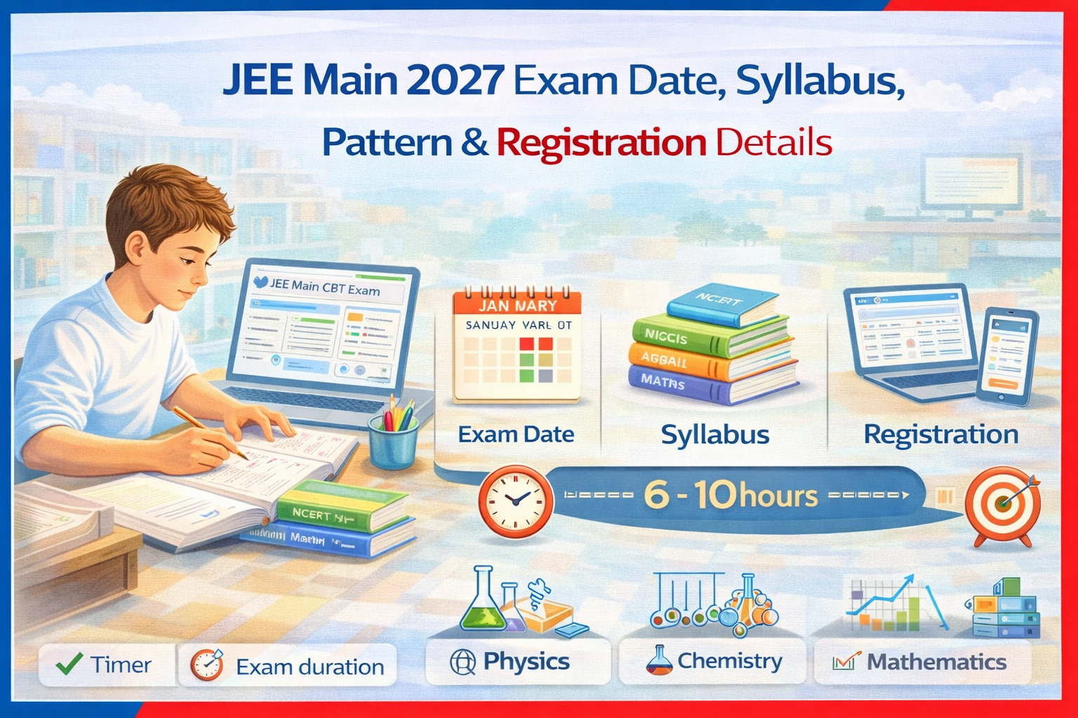 JEE Main 2027 Exam Date, Syllabus, Pattern & Registration Details 