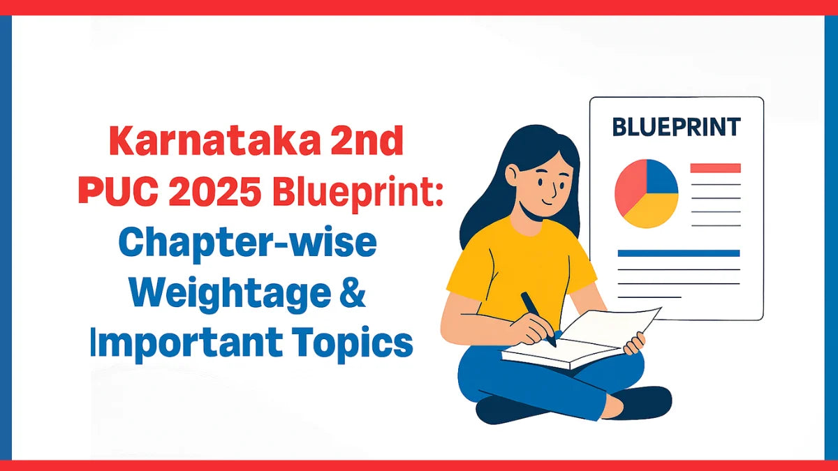 Karnataka 2nd PUC 2025 Blueprint: Chapter-wise Weightage & Important Topics