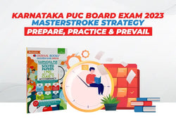 Karnataka PUC board exam 2023 Masterstroke Strategy:  Prepare, Practice, Prevail