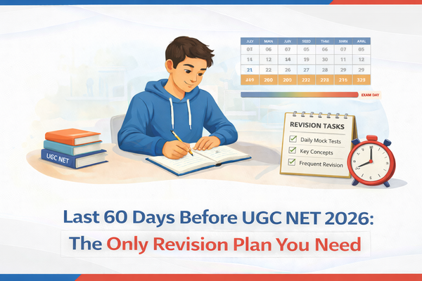 Last 60 Days Before UGC NET 2026: The Only Revision Plan You Need