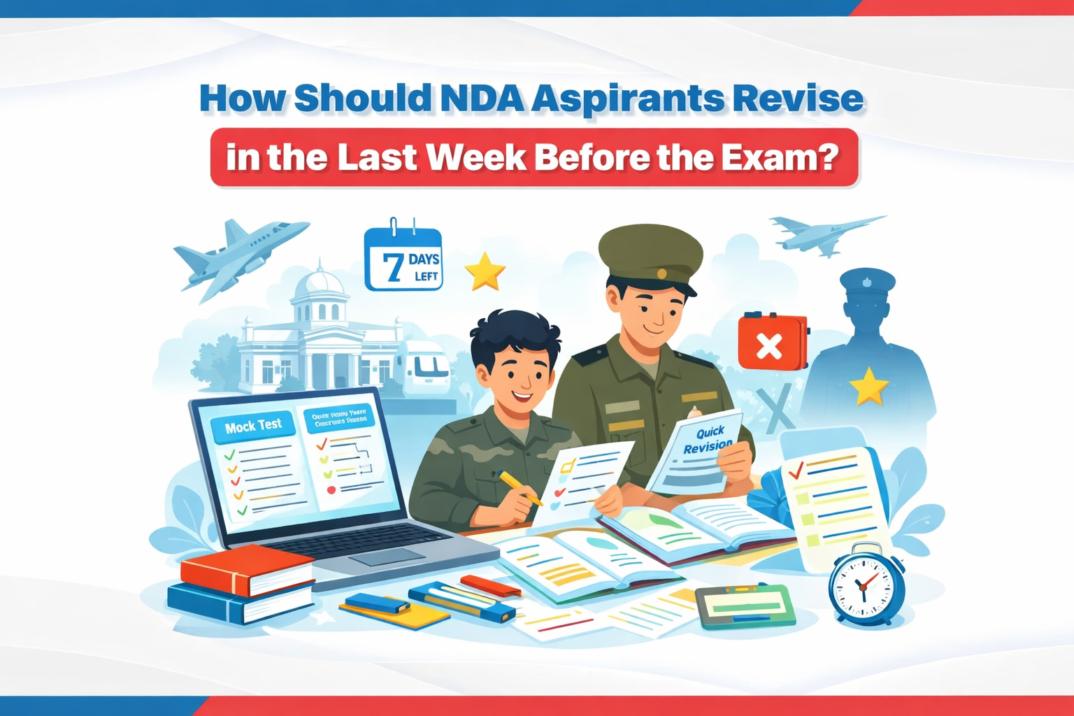 NDA 2026 Last Week Strategy: What to Revise & What to Skip