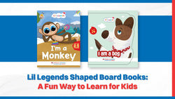 Lil Legends Shaped Board Books: A Fun Way to Learn for Kids