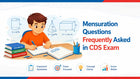 Mensuration Questions Frequently Asked in CDS Exam