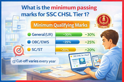What is the Minimum Passing Marks for SSC CHSL Tier 1? 
