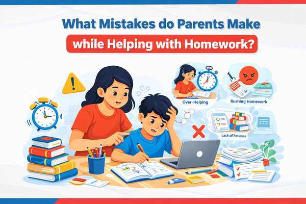 What mistakes parents make while helping with homework?