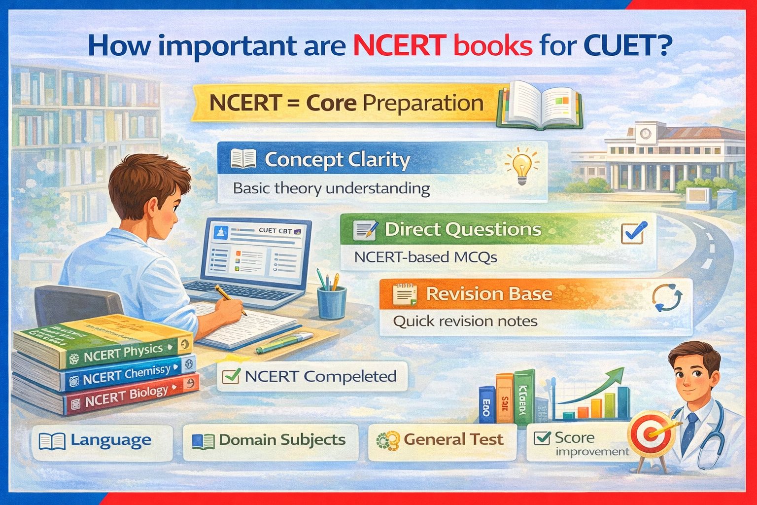 How Important Are NCERT Books for CUET? 