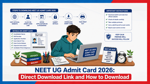 NEET UG Admit Card 2026: Direct Download Link and How to Download