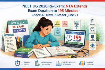 NEET UG 2026 Re-Exam: NTA Extends Exam Duration to 195 Minutes - Check All New Rules for June 21