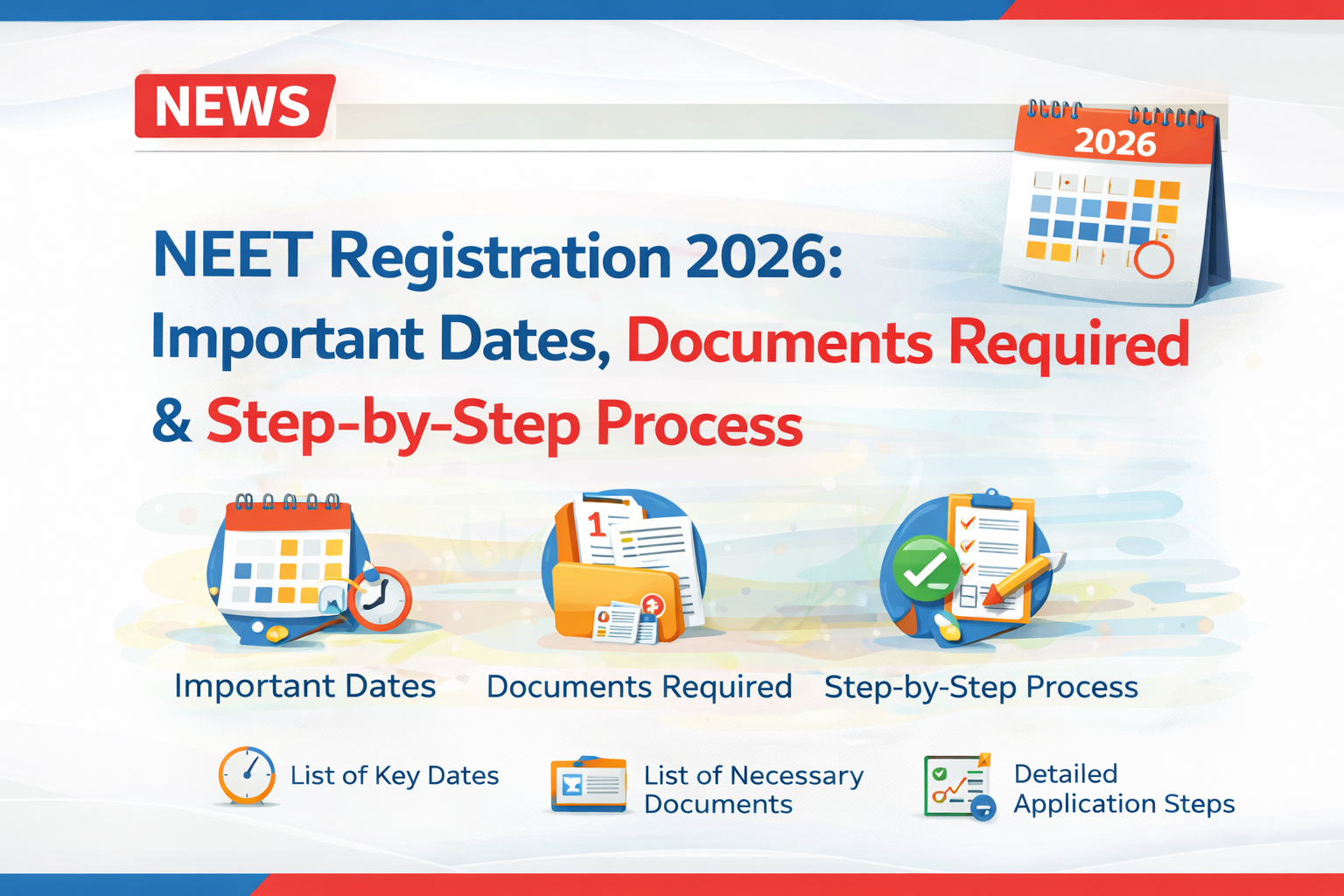 NEET Registration 2026: Important Dates, Documents Required & Step-by-Step Process