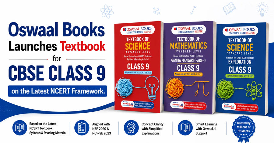 Oswaal Books Launches Textbook for CBSE Class 9 on the Latest NCERT Framework