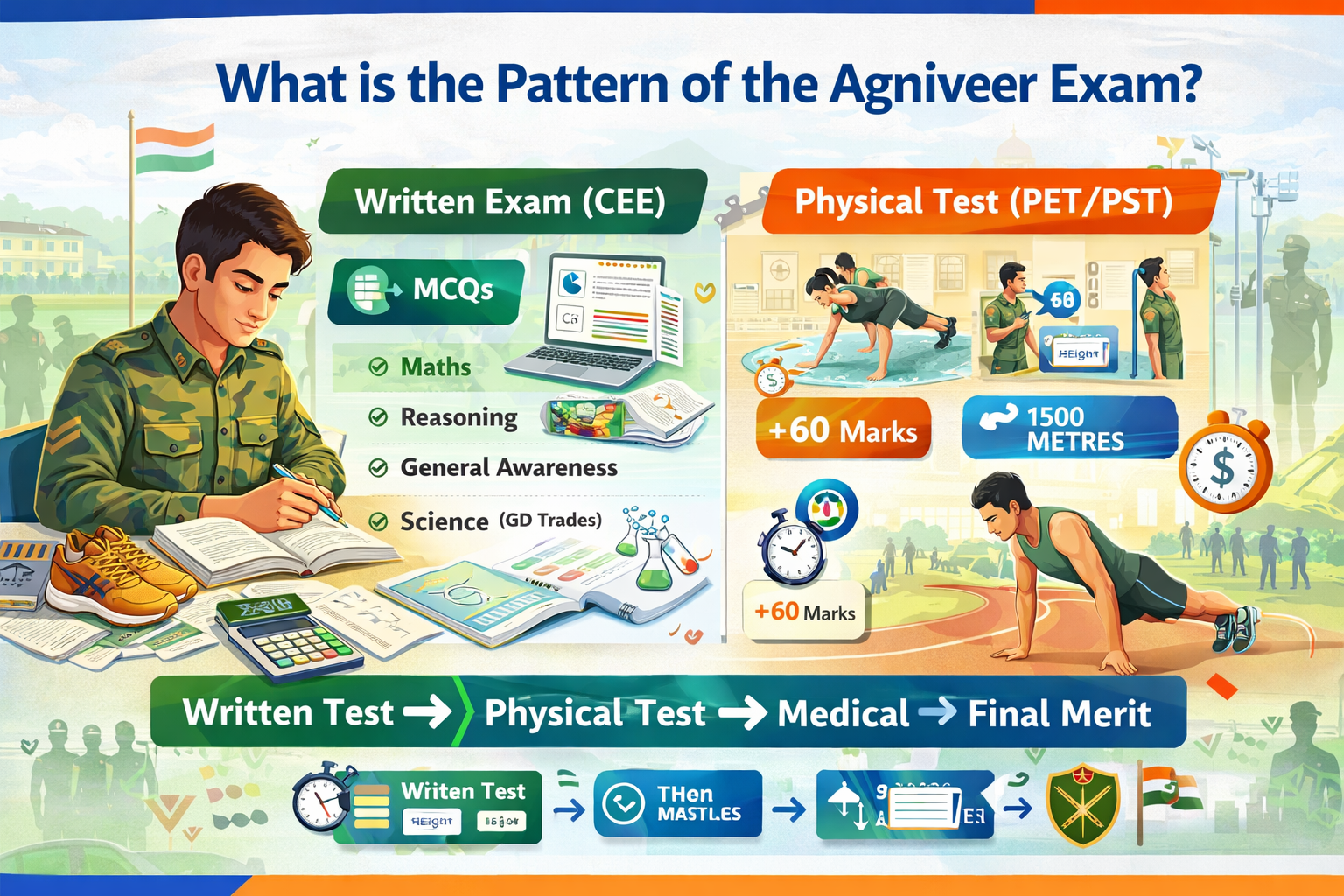 What is the Pattern of the Agniveer Exam?