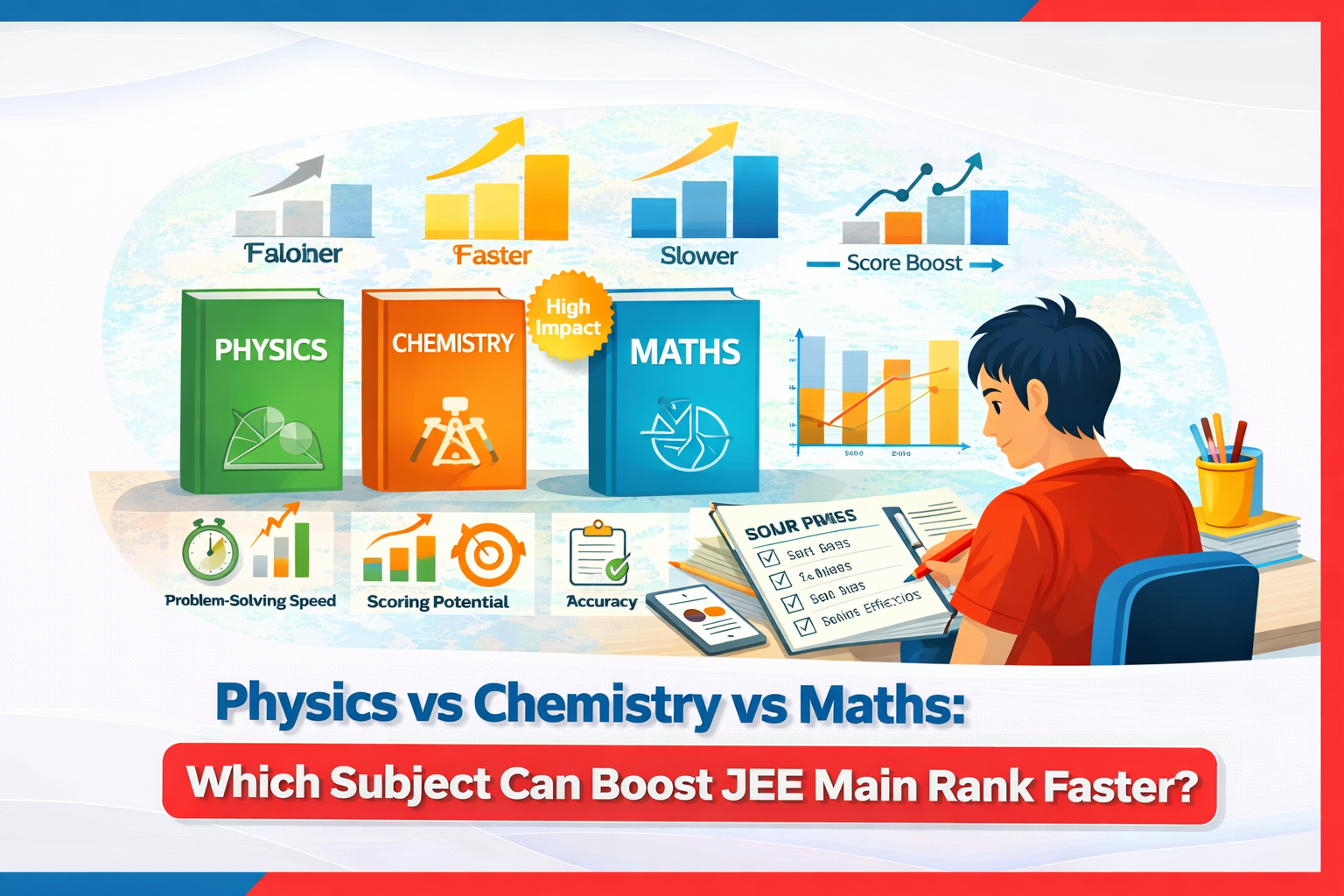 Physics vs Chemistry vs Maths: Which Subject Can Boost JEE Main Rank Faster
