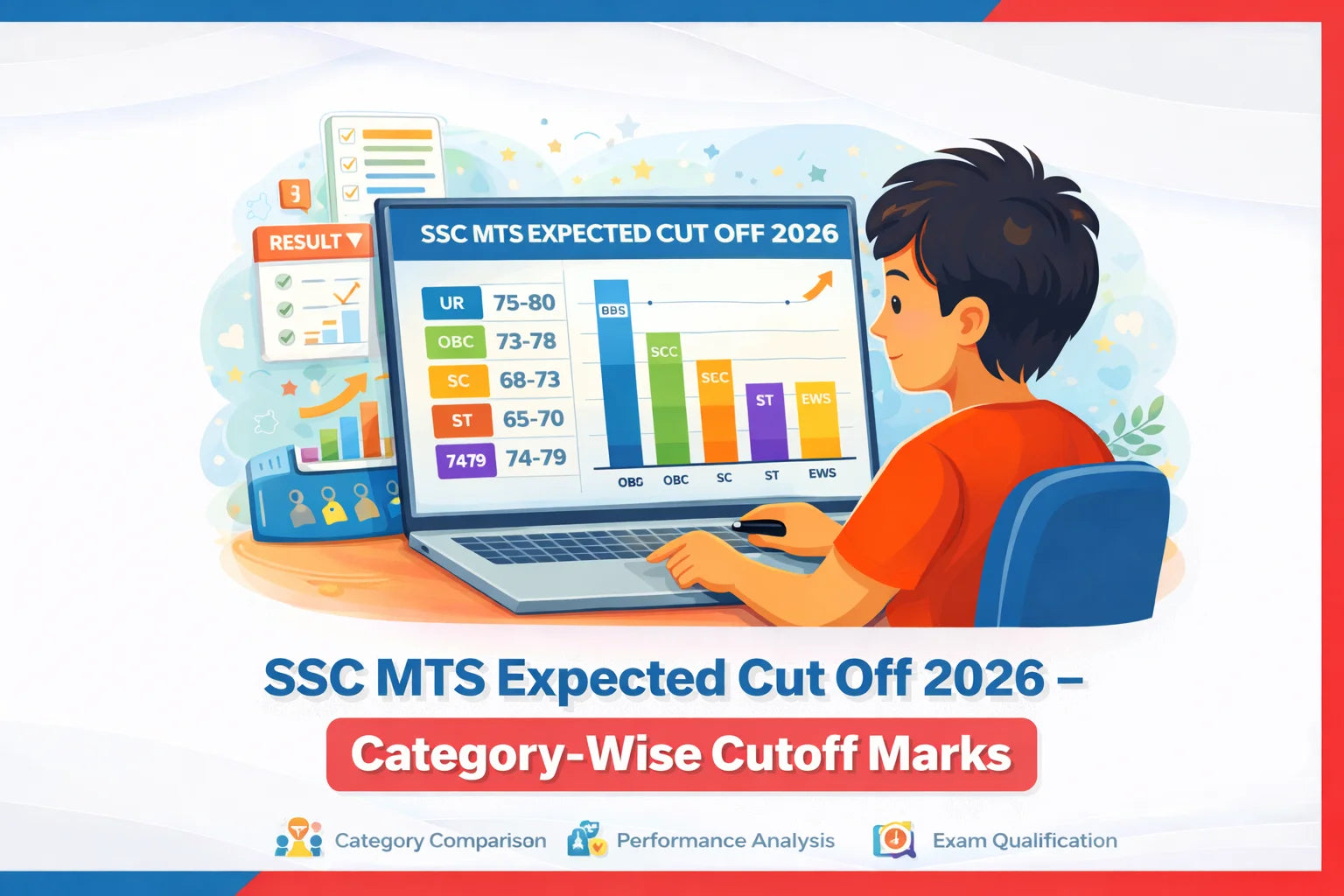 SSC MTS Expected Cut Off 2026 – Category-Wise Cutoff Marks 