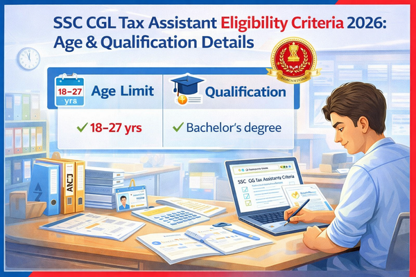 SSC CGL Tax Assistant Eligibility Criteria 2026: Age & Qualification Details