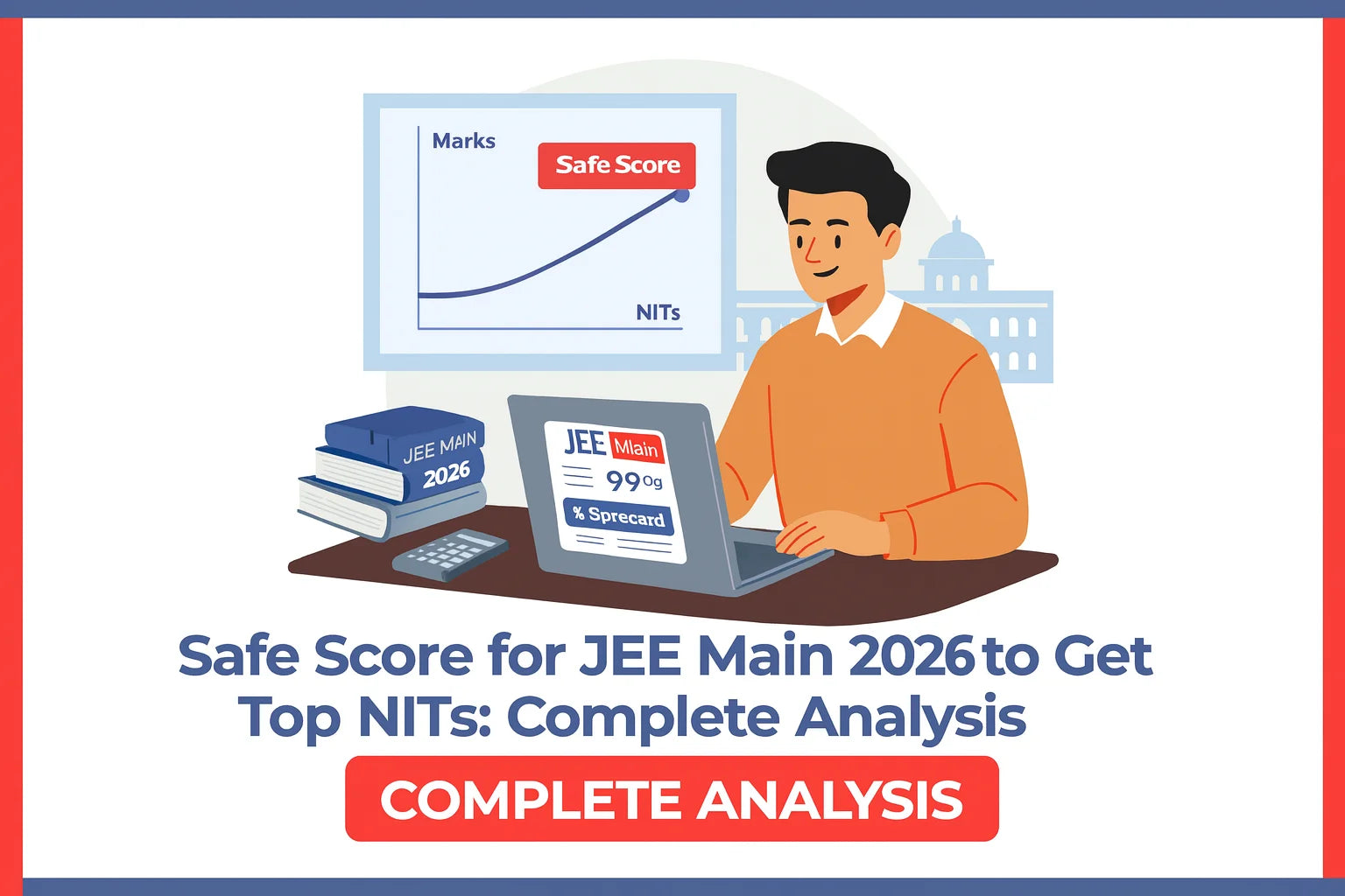 Safe Score for JEE Main 2026 to Get Top NITs: Complete Analysis