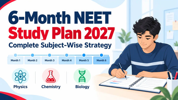 6-Month NEET Study Plan 2027: Complete Subject-Wise Strategy
