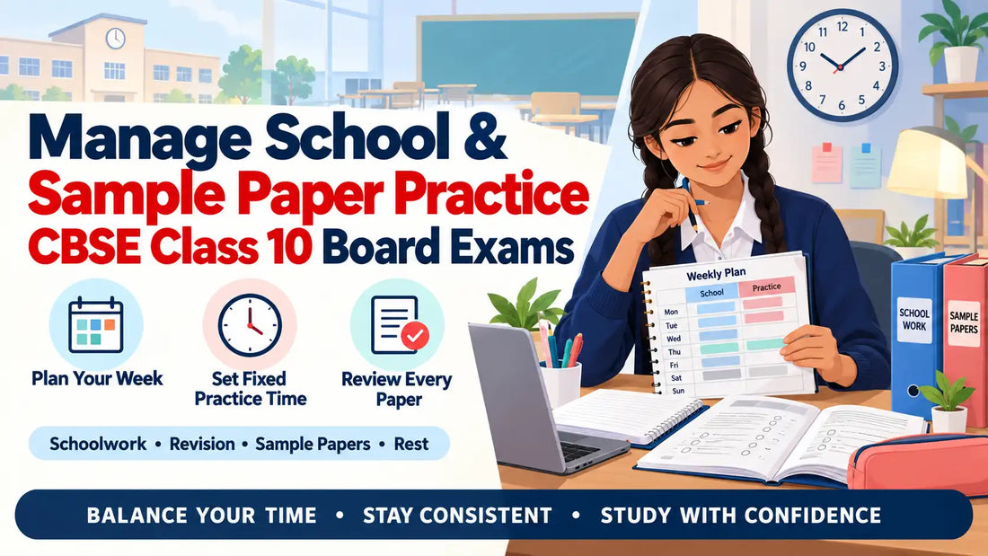 How to Manage School and Sample Paper Practice for CBSE Class 10 Board Exams?